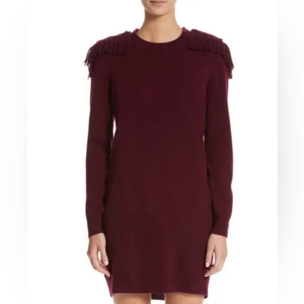 Burberry Wool/Cashmere Blend Sweater Dress